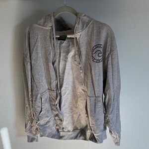 Sunsations LBI Gray Zip Up Sweatshirt